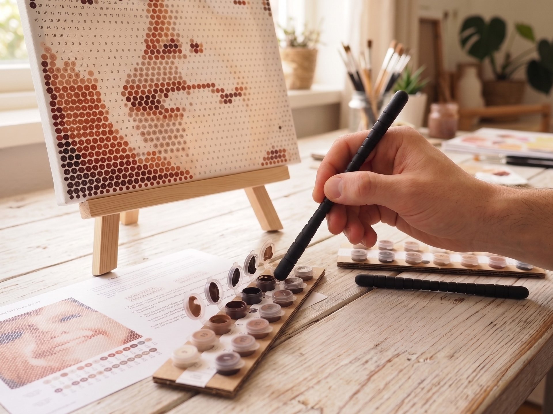 Color Dot Painting